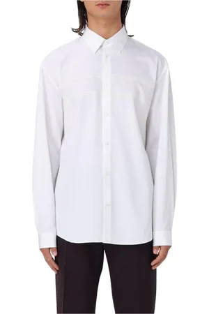 Gucci Koszule, Mężczyzna, Biały, M, Haftowany bawełniany shirt
