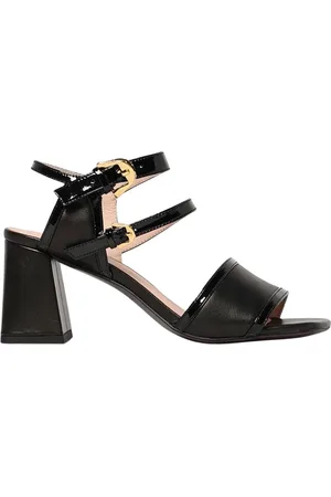 Coccinelle Buty, Kobieta, Czarny, 38 EU, Czarne Sandały na Obcasie
