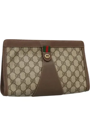 Gucci Pre-owned, Kobieta, Beżowy, ONE SIZE, Skóra, Pre-owned Leather clutches
