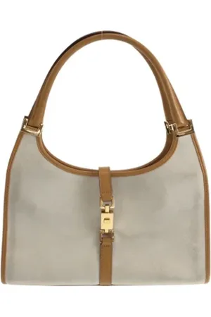 Gucci Pre-owned, Kobieta, Beżowy, ONE SIZE, Skóra, Pre-owned Suede gucci-bags