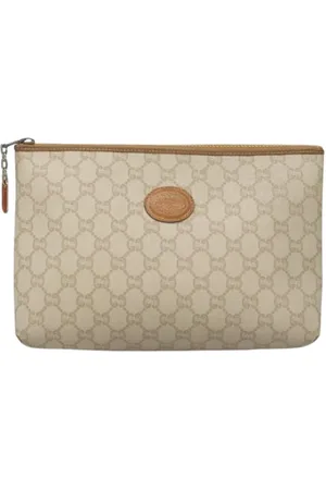 Gucci Pre-owned, Kobieta, Beżowy, ONE SIZE, Skóra, Pre-owned Leather clutches