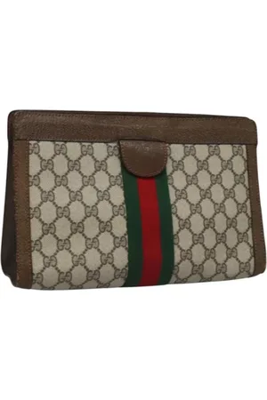 Gucci Pre-owned, Kobieta, Beżowy, ONE SIZE, Skóra, Pre-owned Leather clutches