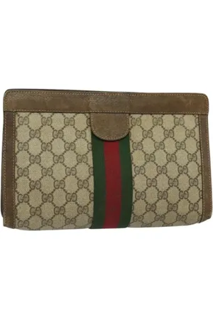 Gucci Pre-owned, Kobieta, Beżowy, ONE SIZE, Skóra, Pre-owned Leather clutches