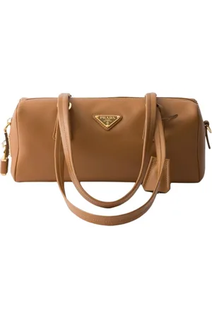 Prada Torebki, Kobieta, brązowy, ONE SIZE, Elegancka Skórzana Torba na Ramię