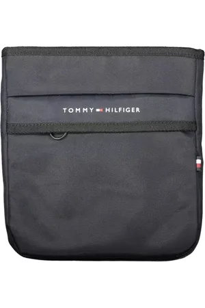 Tommy Hilfiger Torebki, Mężczyzna, Niebieski, ONE SIZE, Poliester, Niebieska Torba na ramię męska z poliestru