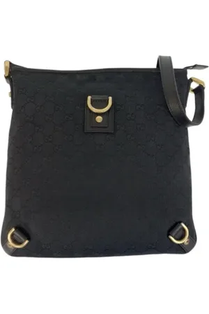 Gucci Pre-owned, Kobieta, Czarny, ONE SIZE, Skóra, Pre-owned Canvas gucci-bags