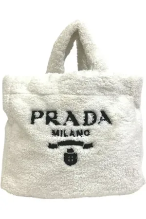 Prada Pre-owned, Kobieta, Biały, ONE SIZE, Pre-owned Fabric prada-bags