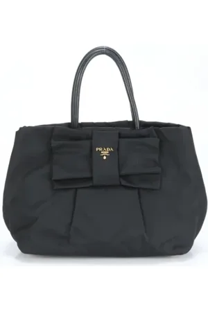 Prada Pre-owned, Kobieta, Czarny, ONE SIZE, Skóra, Pre-owned Leather prada-bags