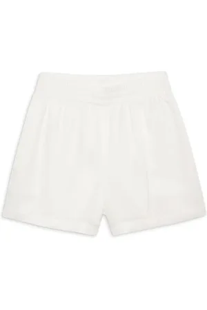 ANINE BING Szorty, Kobieta, Beżowy, S, Len, Ivory Linen Blend Kam Shorts