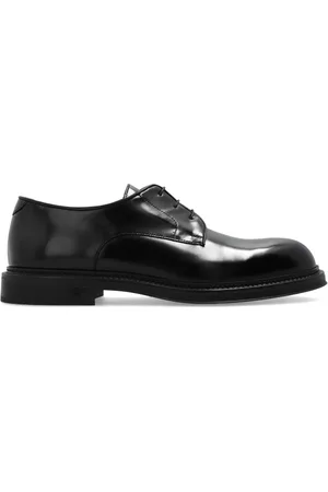 Emporio Armani Buty, Mężczyzna, Czarny, 43 EU, Skóra, Oksfordy