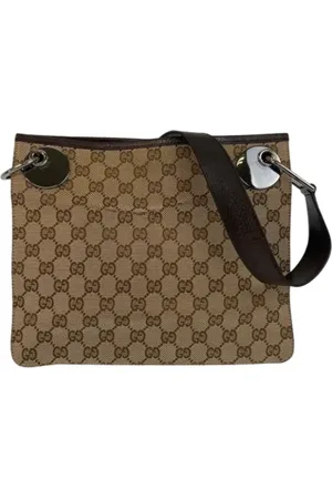 Gucci Pre-owned, Kobieta, brązowy, ONE SIZE, Skóra, Pre-owned Canvas gucci-bags