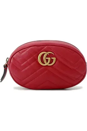 Gucci Pre-owned, Kobieta, Czerwony, ONE SIZE, Skóra, Pre-owned Leather gucci-bags