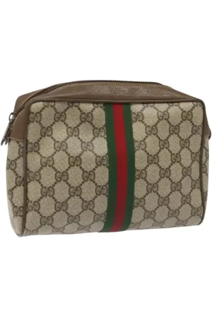 Gucci Pre-owned, Kobieta, Beżowy, ONE SIZE, Skóra, Pre-owned Leather clutches