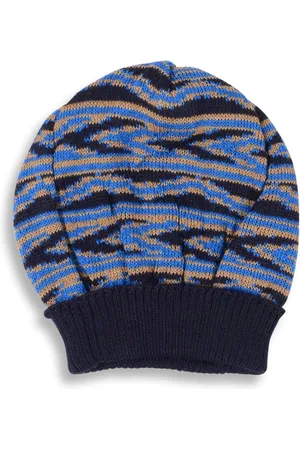 Missoni Akcesoria, Kobieta, Wielobarwność, ONE SIZE, Bawełna, Wielokolorowy Wełna Bawełna Beanie