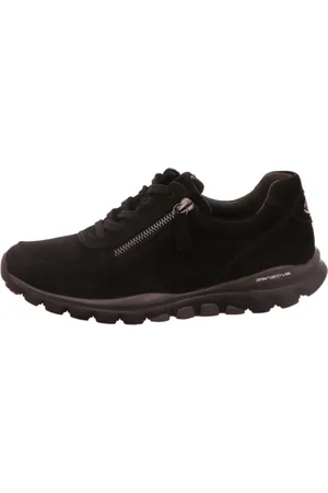 Gabor Buty, Mężczyzna, Czarny, 39 1/2 EU, Czarne Buty na sznurówki