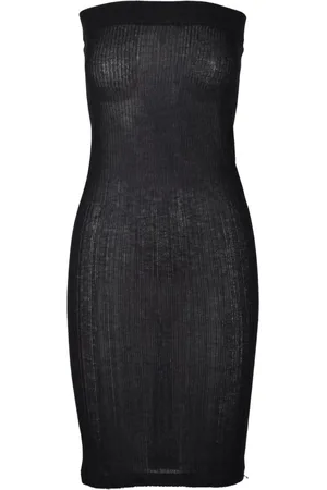 FARFETCH Sukienki, Kobieta, Czarny, 2XS, Kaszmir, Sukienka damska