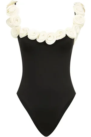 ワンピース水着 LA REVECHE FW25 La Reveche Vesna Swimsuit (LR23VS BLACK) Black and Ivory Vesna One Piece Swimsuit - LA REVECHE