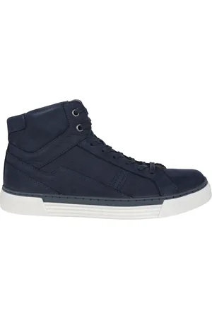 Gabor Buty, Mężczyzna, Niebieski, 39 EU, Skóra, Sneakersy High Top