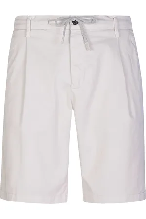 ELEVENTY Szorty, Mężczyzna, Biały, W31, Bawełna, Bawełniane szorty bermudy typu jogger