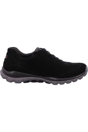 Gabor Buty, Mężczyzna, Czarny, 38 1/2 EU, Skóra, Czarne Sneakersy