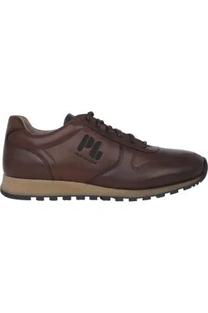 Gabor Buty, Mężczyzna, brązowy, 41 EU, Skóra, Brązowe męskie sneakersy - Komfort i Styl