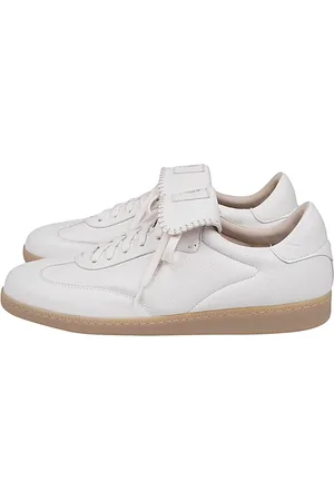 ELEVENTY Buty, Mężczyzna, Biały, 41 EU, Skóra, Buty Inseam Stitch Tongue