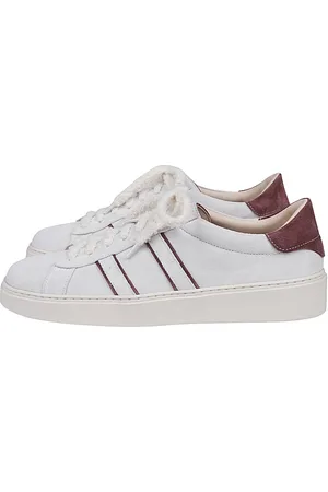 ELEVENTY Buty, Mężczyzna, Biały, 41 EU, Zamsz, Dwukolorowe Zamszowe Sneakersy Tenisowe