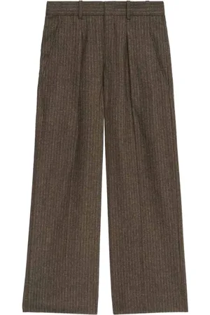 パンツ ISABEL MARANT PANTALONE BARREL OUMAYA IN GABARDINE ISABEL MARANT Oumaya high-rise barrel-leg jeans | NET-A-PORTER