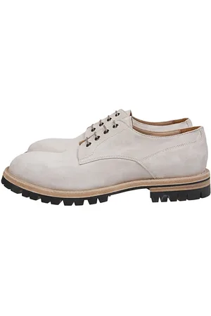 ELEVENTY Buty, Mężczyzna, Beżowy, 40 EU, Zamsz, Zamszowy But Derby