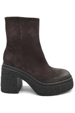 Fru.it Buty, Kobieta, brązowy, 37 EU, Zamsz, Zamszowy Botek Brązowy Made in Italy