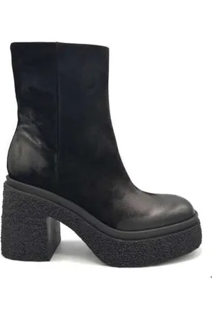 Fru.it Buty, Kobieta, Czarny, 38 EU, Zamsz, Czarny Zamszowy Botek