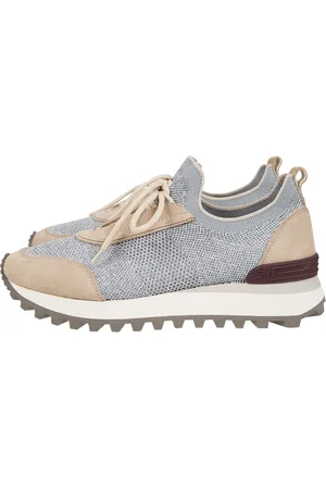 ELEVENTY Buty, Mężczyzna, Wielobarwność, 45 EU, Zamsz, Trainer Sneakers z dzianiny i zamszu