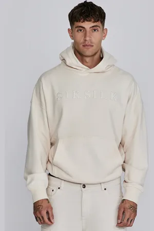 SikSilk Męska Bluza z Kapturem z Aplikacją XS