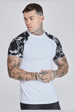 SikSilk Męska Koszulka Biała XS