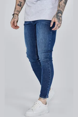 SikSilk Męskie Niebieskie Skinny Jeans 32