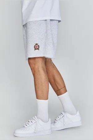 SikSilk Męskie Szorty w Kolorze Szarym Melanżowym S