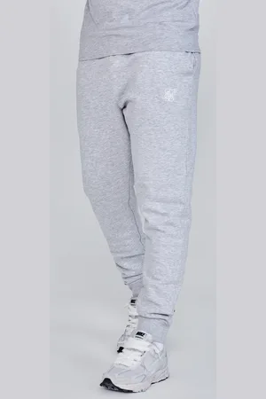 SikSilk Męskie Spodnie Dresowe Essentials w Kolorze Szarym Melanżowym S