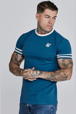 SikSilk Męskie Niebieskie Koszulki Turniejowe S