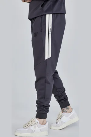 SikSilk Męskie Szare Luźne Dżogery M