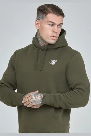 SikSilk Męska Esencjonalna Bluza z Kapturem XS