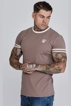 SikSilk Męskie Brązowe Koszulki Turniejowe XS