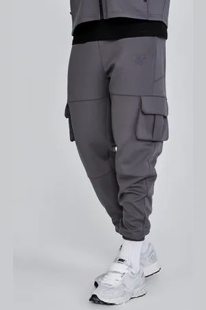 SikSilk Męskie Szare Spodnie Cargo Joggers M