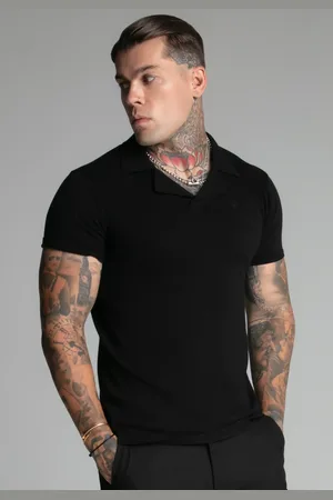 SikSilk Męska Polo Czarna XS