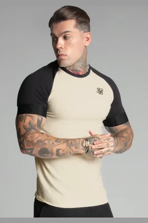 SikSilk Męski T-Shirt Ecru XS