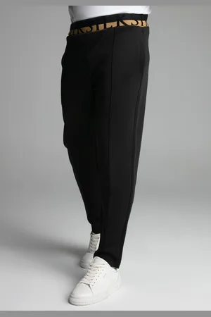 SikSilk Męskie Spodnie Czarne XS