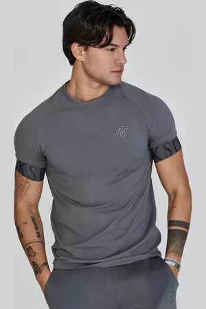 SikSilk Męska Szara Koszulka Techniczna S