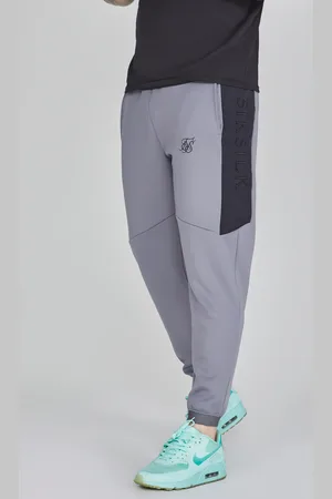 SikSilk Męskie Szare Joggery Muscle Fit L