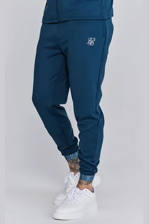SikSilk Niebieskie joggery męskie