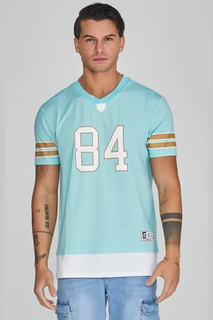 SikSilk Niebieska koszulka męska sportowa