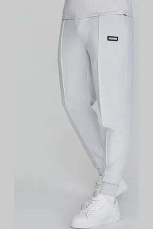 SikSilk Męskie Jasnoszare Eleganckie Spodnie L